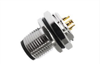 M12 ذكر نوع اللحام مثبت خلفي A - ترميز 4PIN M16*1.5