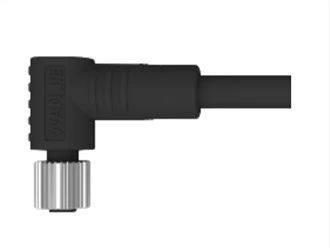 M5 أنثى الزاوية اليمنى Unshield A - سلك ترميز 3PIN PVC 2.0M