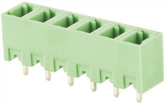 موصل ذكر عمودي قابل للتوصيل 5.08 مم نهاية مغلقة